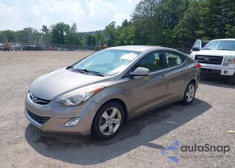 2013 Hyundai Elantra Gls из США, поврежденный, VIN 5NPDH4AE4DH262253